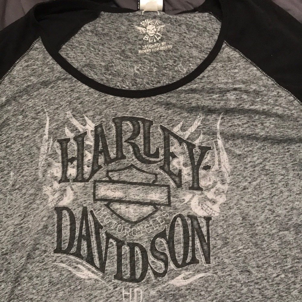 Harley Davidson baseball Tee